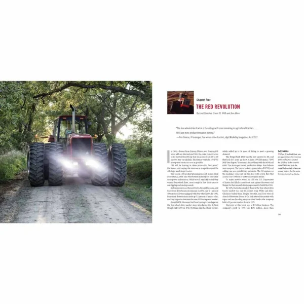 Outback Toys Books, Calendars & Dvds<RED 4WD Tractors 1957-2017 High-Horsepower IH, Steiger, J. I. Case & Case IH 384 Page Hardcover Book