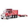Manufacturer_DCP by First Gear Dump Trucks<1/64 Red Western Star 49X w/ Ox Bodies Dump & Beaver Tail Trailer, DCP by First Gear