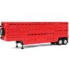 Manufacturer_Other Agricultural Trucks<1/64 Red Wilson Tandem-Axle 40ft Vintage Livestock Trailer