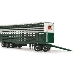 Manufacturer_Highway Replicas Agricultural Trucks<1/64 RTA Livestock Trailer with Dolly by Highway Replicas