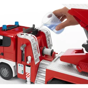 Manufacturer_Bruder Toys Emergency Vehicles<1/16 Scania Super 560R Fire Engine w/ Ladder & Water Pump + Lights & Sounds by Bruder