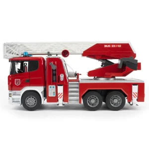 Manufacturer_Bruder Toys Emergency Vehicles<1/16 Scania Super 560R Fire Engine w/ Ladder & Water Pump + Lights & Sounds by Bruder