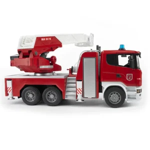 Manufacturer_Bruder Toys Emergency Vehicles<1/16 Scania Super 560R Fire Engine w/ Ladder & Water Pump + Lights & Sounds by Bruder