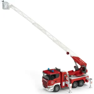 Manufacturer_Bruder Toys Emergency Vehicles<1/16 Scania Super 560R Fire Engine w/ Ladder & Water Pump + Lights & Sounds by Bruder