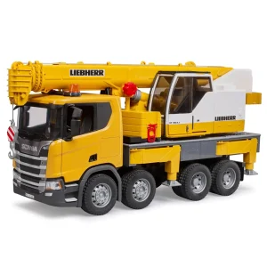 Manufacturer_Bruder Toys Tow & Straight Trucks<1/16 Scania Super 560R Liebherr Crane Truck by Bruder