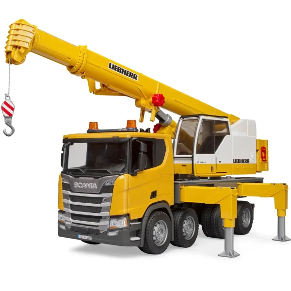 Manufacturer_Bruder Toys Tow & Straight Trucks<1/16 Scania Super 560R Liebherr Crane Truck by Bruder