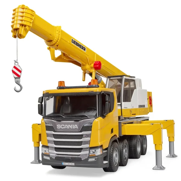 Manufacturer_Bruder Toys Tow & Straight Trucks<1/16 Scania Super 560R Liebherr Crane Truck by Bruder