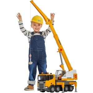 Manufacturer_Bruder Toys Tow & Straight Trucks<1/16 Scania Super 560R Liebherr Crane Truck by Bruder