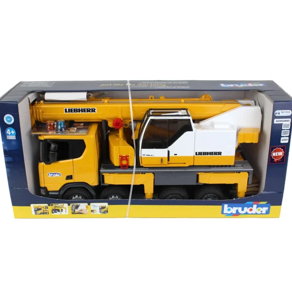 Manufacturer_Bruder Toys Tow & Straight Trucks<1/16 Scania Super 560R Liebherr Crane Truck by Bruder