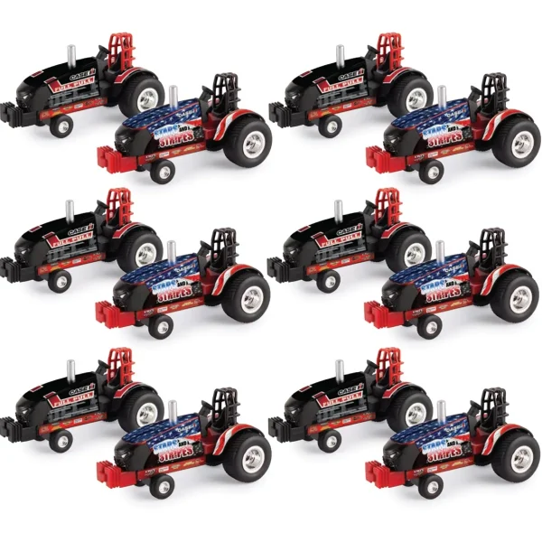 Manufacturer_ERTL Pulling Tractors<Sealed Case of 12 ~ 1/64 Case IH "Stars & Stripes" & "Full Pull" Magnum Pulling Tractors