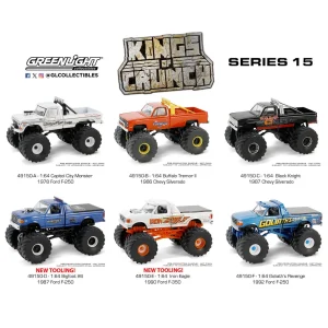 Manufacturer_Greenlight Collectibles Cars & Suvs | Pickup Trucks<1/64 Sealed Set of 6 Kings of Crunch Series 15 Trucks