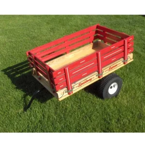 Outback Toys Wagons & Other Trailers<Series MC2 Red Big Trike Trailer for Pedal Tractors/Heavy Duty Trikes