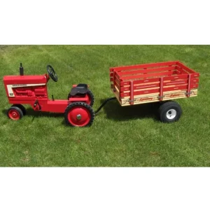 Outback Toys Wagons & Other Trailers<Series MC2 Red Big Trike Trailer for Pedal Tractors/Heavy Duty Trikes