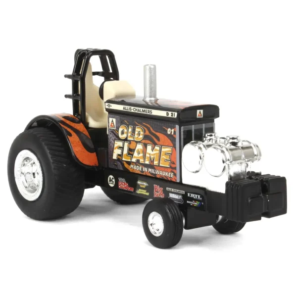 Manufacturer_ERTL Pulling Tractors<Set of 4 ~ 1/64 Allis Chalmers "Old Flame" & "Milwaukee Mudder" Pulling Tractors