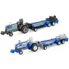 Manufacturer_ERTL Pulling Tractors<Set of 2 ~ 1/64 New Holland "Down 'N Dirty" & "Fast Forward" Pulling Tractors with Sleds