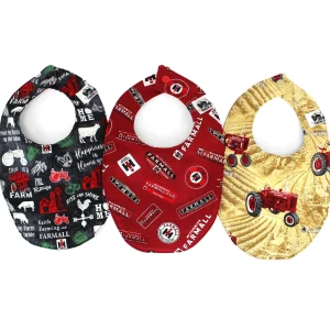 Outback Toys Ih Farmall<Set of 3 IH Farmall Cotton Bibs