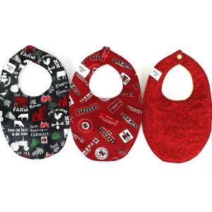 Outback Toys Ih Farmall<Set of 3 IH Farmall Cotton Bibs