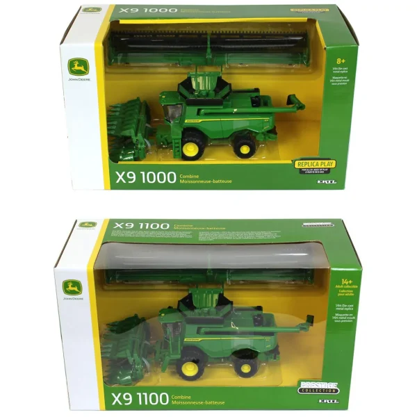 Manufacturer_ERTL Combines & Harvesters<1/64 Set of John Deere X9 1000 and X9 1100 Combines