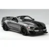 Manufacturer_ACME Diecast Cars & Suvs<1/18 2021 Shelby Super Snake Speedster Convertible, Gray with Black Stripes, Acme Diecast
