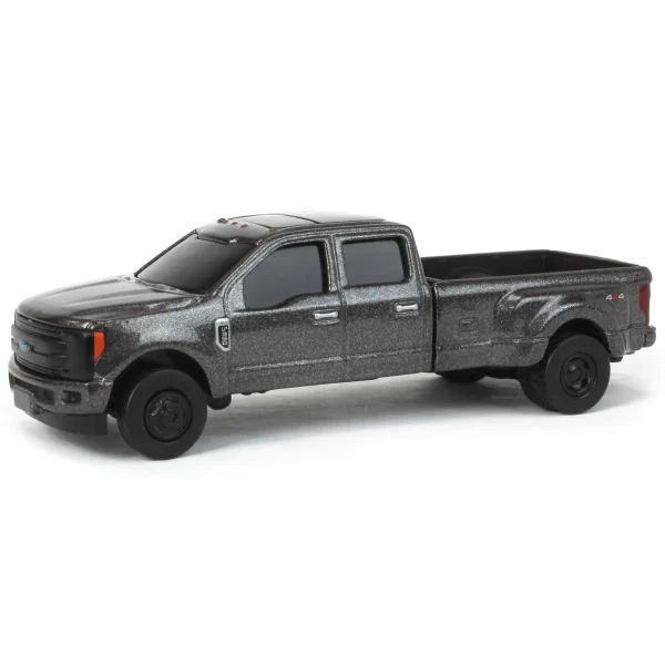 Manufacturer_ERTL Pickup Trucks<1/64 Silver Ford F-350 Pickup Truck, ERTL Collect N Play
