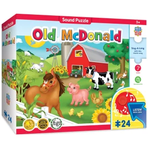 Outback Toys Games & Puzzles<SING-A-LONG Sound 24pc Floor Puzzle "Old McDonald"