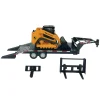 Manufacturer_Big Country Toys Big Country Toys<1/20 Skid Steer with Attachments & Flatbed Gooseneck Trailer by Big Country Toys