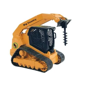 Manufacturer_Big Country Toys Big Country Toys<1/20 Skid Steer with Attachments & Flatbed Gooseneck Trailer by Big Country Toys