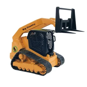 Manufacturer_Big Country Toys Big Country Toys<1/20 Skid Steer with Attachments & Flatbed Gooseneck Trailer by Big Country Toys
