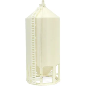 Outback Toys 3D Print & Small Accessories<1/64 Smooth Wall Multi-Purpose White 4100 Bushel Bin, 3D Printed