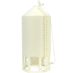 Outback Toys 3D Print & Small Accessories<1/64 Smooth Wall Multi-Purpose White 4100 Bushel Bin, 3D Printed