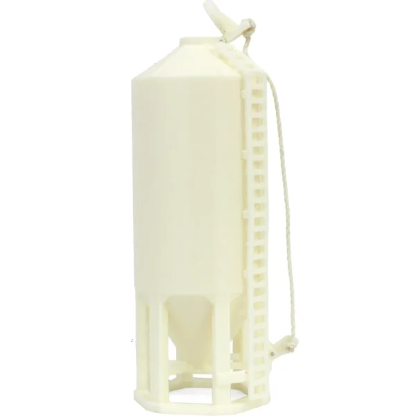 Outback Toys 3D Print & Small Accessories<1/64 Smooth Wall Multi-Purpose White 1200 Bushel Bin, 3D Printed