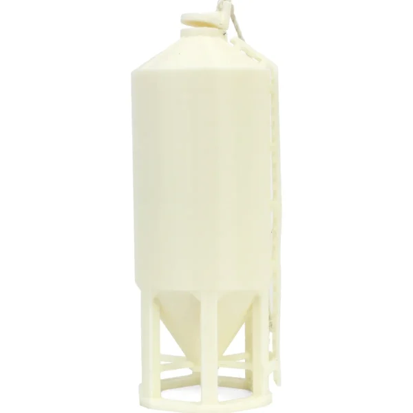 Outback Toys 3D Print & Small Accessories<1/64 Smooth Wall Multi-Purpose White 1200 Bushel Bin, 3D Printed
