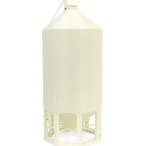 Outback Toys 3D Print & Small Accessories<1/64 Smooth Wall Multi-Purpose White 4100 Bushel Bin, 3D Printed