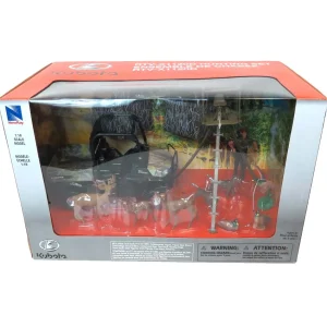 Manufacturer_New Ray Toys Inc. Atvs & Side By Sides<1/18 SS-33253 Kubota RTV-X1120D Hunting Set