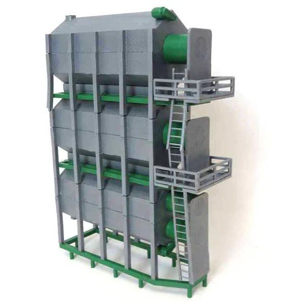 Manufacturer_Standi Toys Standi Toys<1/64 ST061 Standi Toys Stationary Grain Dryer, 3 High, Green