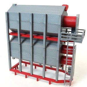 Manufacturer_Standi Toys Standi Toys<1/64 ST050 Standi Toys Stationary Grain Dryer, 2 High, Red