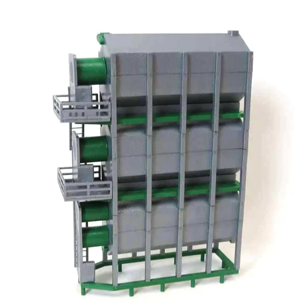 Manufacturer_Standi Toys Standi Toys<1/64 ST061 Standi Toys Stationary Grain Dryer, 3 High, Green