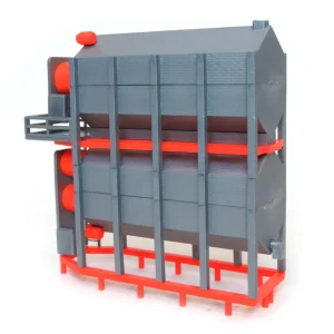 Manufacturer_Standi Toys Standi Toys<1/64 ST052 Standi Toys Stationary Grain Dryer, 2 High, Orange