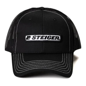 Outback Toys Other Clothing<Steiger Stitched Logo Black with White Stitching Mesh Back Hat