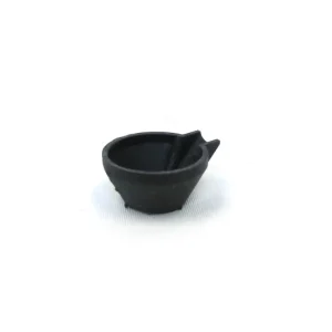 Outback Toys Standi Toys<1/64 STP52 Black Auger Pan for Unloading Augers, 3D Print Plastic, .75 inch diameter