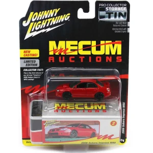 Manufacturer_Johnny Lightning Cars & Suvs<1/64 2006 Subaru Impreza WRX, Bright Red, Mecum Auctions, Johnny Lightning Collector Tin Series 15