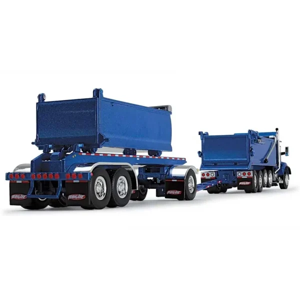 Manufacturer_DCP by First Gear Dump Trucks<1/64 Surf Blue Kenworth T880 Rogue Dump w/ Rogue Transfer Dump Trailer, DCP by First Gear