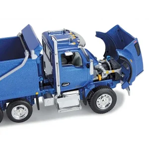 Manufacturer_DCP by First Gear Dump Trucks<1/64 Surf Blue Kenworth T880 Rogue Dump w/ Rogue Transfer Dump Trailer, DCP by First Gear