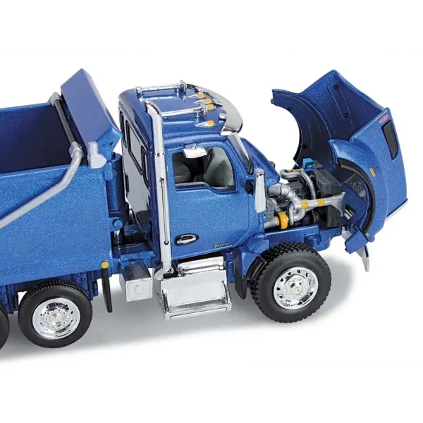 Manufacturer_DCP by First Gear Dump Trucks<1/64 Surf Blue Kenworth T880 Rogue Dump w/ Rogue Transfer Dump Trailer, DCP by First Gear