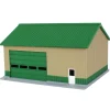 Outback Toys 3D Print & Small Accessories<1/64 Tan/Green 40ft x 30ft "Papa's Shop" Farm Shed, 3D Printed