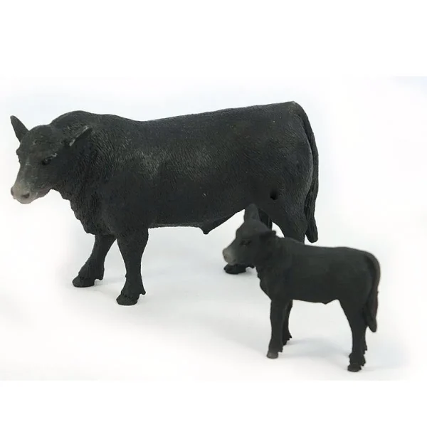 Manufacturer_Big Country Toys Big Country Toys<1/20th Angus Cow & Calf by Big Country Toys