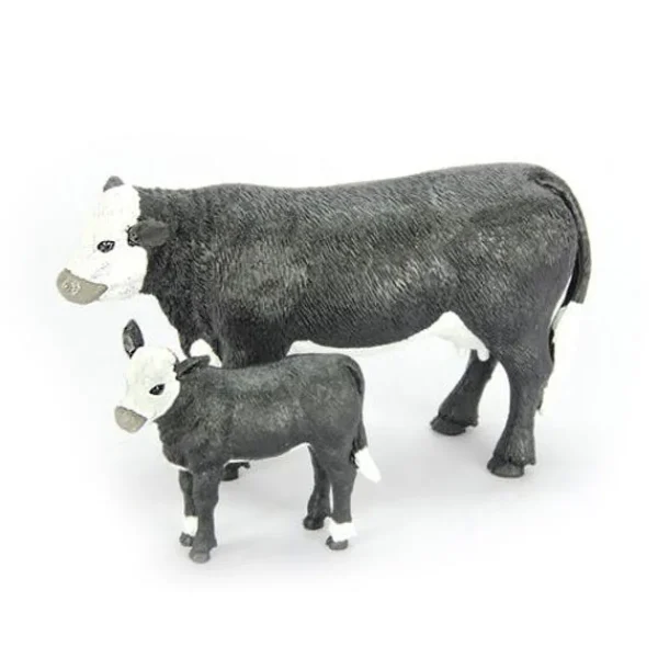 Manufacturer_Big Country Toys Big Country Toys<1/20th Black Baldy Cow and Calf by Big Country Toys