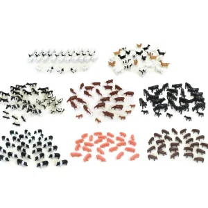 Outback Toys Play Animals & Accessories<1/64th Farm Animal Set - 200pc. Variety Pack