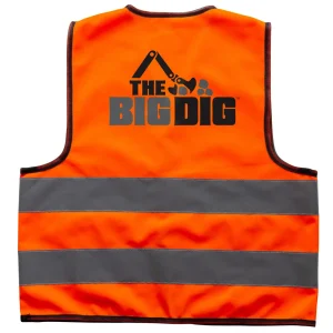 Outback Toys Trikes & Other Pedals<The Big Dig Yellow Hard Hat Helmet & Construction Vest
