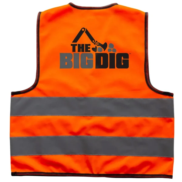Outback Toys Trikes & Other Pedals<The Big Dig Yellow Hard Hat Helmet & Construction Vest